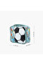 3D Football Print Lunch Bag with Zip Closure - 2