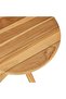 Side Table Brown 40 x 40 x 41 cm Solid Teak Wood - 5