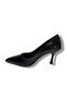 C-Shoes 3149-26 Wrinkled Patent Leather Medium Heel Thin Heel Women's Stiletto - 3
