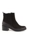 Genuine Leather Women's Chelsea Boots – Side Zipper, Elastic, Thick Heel, Non-Slip Sole L065.282 - 2
