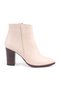Women's Ankle Length Heeled Boots – Side Zipper, Block Heel, Non-Slip Sole, Casual Stylish L065.235 - 2