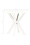 Bistro Table White Ø70 cm Plastic - 5