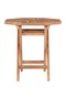Folding Garden Table 45x45x45 cm Solid Teak Wood - 2
