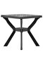 Bistro Table Anthracite 70x70x72 cm Plastic - 2