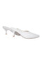 Lira Pointed Mules White - 2