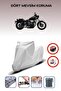 Gray Rear Bag Lock Incompatible with Yamaha Xv950 Compatible Motorcycle Tarpaulin, 4 Seasons