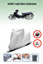 Gray Rear Bag Lock Incompatible with Kuba Kb100-6 Compatible Motorcycle Tarpaulin, 4 Seasons