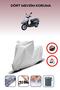 Gray Rear Bag Lock Incompatible with Apachi Nova 125 Compatible Motorcycle Tarpaulin, 4 Seasons
