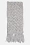 Women Textured Scarf, Grey - 2