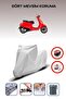 Gray Rear Bag Lock Incompatible with Vespa Sprint S 125 Compatible Motorcycle Tarpaulin, 4 Seasons