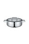 Triply Stainless Steel Double Handle Frypan with Lid 28cm