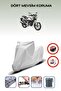 Gray Rear Bag Lock Incompatible with Hero T-Sport Compatible Motorcycle Tarpaulin, 4 Seasons