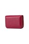 Genuine Leather Red Women's Wallet Transparent 20 Card Holder - 4