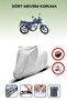 Gray Rear Bag Lock Incompatible with Falcon Wolf 180 Compatible Motorcycle Tarpaulin, 4 Seasons