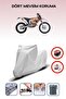 Gray Rear Bag Lock Incompatible Ktm 250 Freeride R Compatible Motorcycle Tarpaulin, 4 Seasons