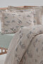 Bonni Bebek Ranforce 100% Cotton Duvet Cover Set - Beige - 2