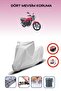 Gray Rear Bag Lock Incompatible with Kanuni Breton S Compatible Motorcycle Tarpaulin, 4 Seasons