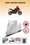 Gray Rear Bag Lock Incompatible with Ducati Multistrada 950 Compatible Motorcycle Tarpaulin, 4 Seasons