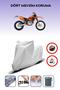 Gray Rear Bag Lock Incompatible Ktm 450 Exc Compatible Motorcycle Tarpaulin, 4 Seasons