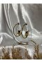 Star Detailed Hoop Steel Earrings - 2