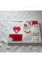 100% Cotton Baby Girl 10 Pieces Red Hospital Discharge Outfit - 2