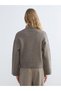 Lcw vision beige shawl collar women's knit sweater - 8
