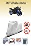 Gray Rear Bag Lock Incompatible with Yamaha Niken Compatible Motorcycle Tarpaulin, 4 Seasons