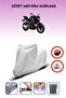 Gray Rear Bag Lock Incompatible with Yamaha Mt-125 Compatible Motorcycle Tarpaulin, 4 Seasons