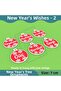 New Year's Wishes 2 – Meaningful Christmas Tree Ornament Set (6 Pieces) - 3