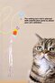 Rattling Cat Toy Fishing Rod Activity Fun Chase Fetch Game Kit - 4