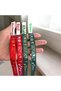 New Year Special Printed Red and Green Satin Ribbon, 1.5 cm Satin Ribbon, 3 Meters