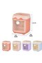 Cute Desktop Pen Holder Kawaii Mini Cabinet Pen Holder with Lid - Orange - 6