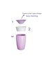 Miracle 360° Drinking Cup, 12 months, 296ml Purple - 3