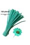 100 Pieces Mint Green Chenille, Feathered Wire Suitable for Flower Making, 30 cm 6 mm