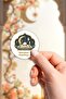 Lucky Ramazans, 24 Pieces of 4X4 cm Stickers with Mosque Images, Packaging Sticker