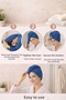 Towel Hair Cap Set of 3 – Soft Textured, Quick Drying, Non-Slip Advantage Set - 8