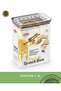Stefanplast Rectangular Snackbox 2.2 Lt Green/White & Stefanplast Rectangular Snackbox 2.2 Lt Grey/White - 3