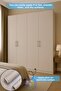 Self-Adhesive PVC Covering Foil 60x100cm Self-Patterned Beige - 4