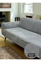 Gray Elastic Sofa Cover 3-Piece Washable Flexible Sofa Cover |   Stain-Resistant Sofa Bed Cover