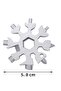 Snowflake Multi-Purpose Keychain Opener Ilkelgrp-Et445 - 2