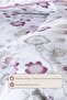Rose Duvet Cover Set King Size Extra Large Digital Printed 100% Cotton Satin Lace (240X220 C - 4
