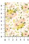 100% Cotton Satin Fabric – 6 Flower Patterns, Yellow & Green Tones, for Patchwork and Sewing - 6