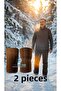 Camel Hair Wool Knee Pads Warm and Keeps Warm Supports Unisex Wearable Model 1 Pair XL Size - 4
