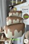 1 Piece Cream Cake Shaped Foil Balloon 55.5X96 cm Birthday Decoration