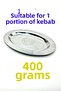 Oval Chrome Steel Alexander and Serving Plate – Authentic Engraved, 30 cm - 3
