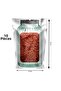 Jar-Like Ziplock Storage Bag with Snap Fasteners and Practical Bag, 10 Pieces