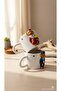 Handmade Graduated Female - Male Teddy 2-Piece Design Coffee Mug Cup 200 ml - 4