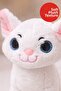 Karma White Plush Cat Toy – Soft Textured, Standing Model Cute Kitten 17 cm - 4