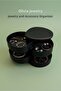 Olivia Jewelry 360 °   Rotatable Jewelry Storage Box Organizer Black