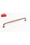 5-Piece Copper Handle 224 mm – Shiny Rose Gold Furniture Cabinet Handle (Pack of 5) - 5